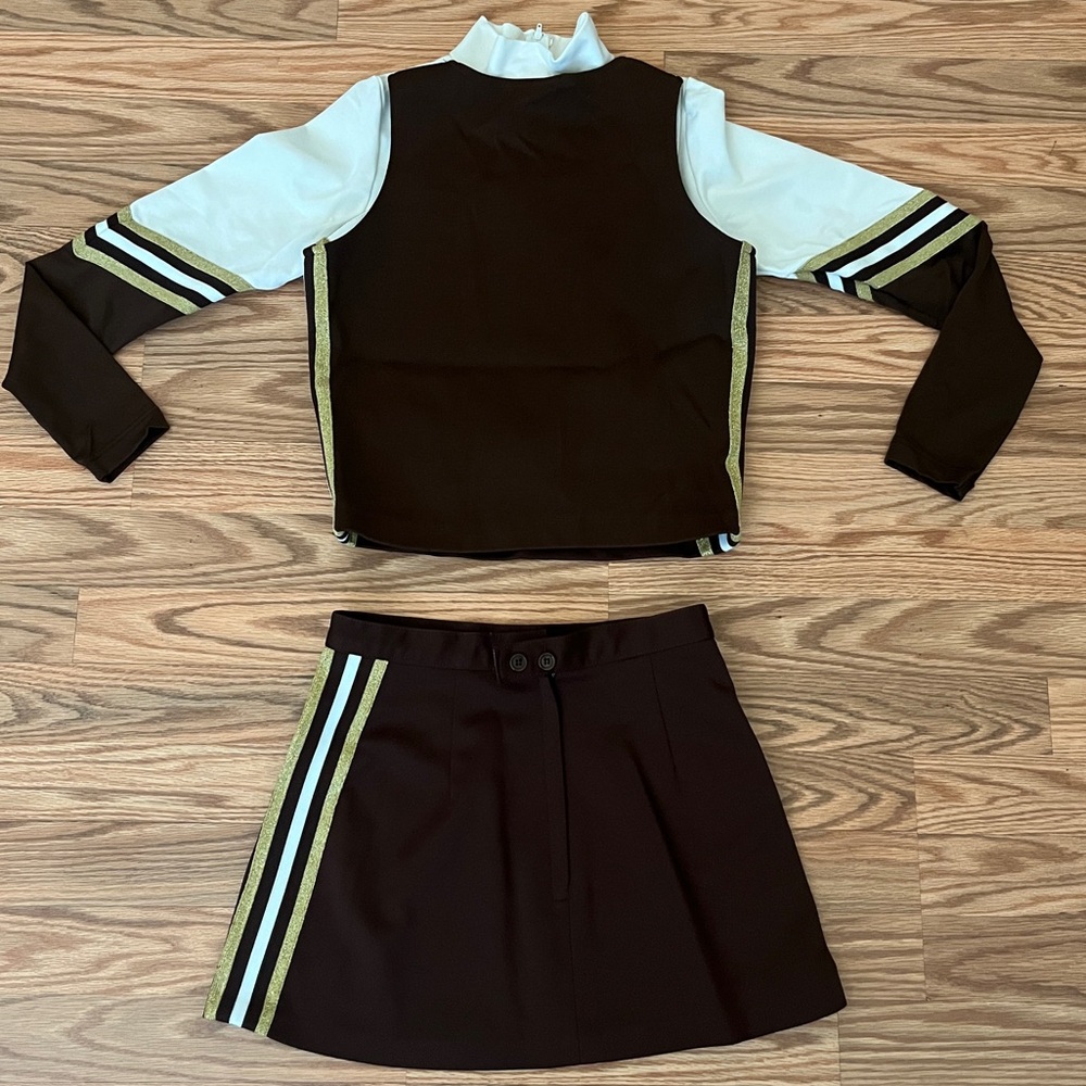 Authentic Canyon Hills Pop Warner Cheer Uniform with Underneath Shell - Picture 2 of 9